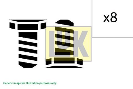LUK 411 0228 10 Комплект болтов, маховик