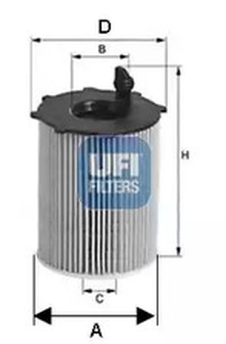 фото Ufi 25.168.00 Масляный фильтр Ufi 25.168.00 Масляный фильтр