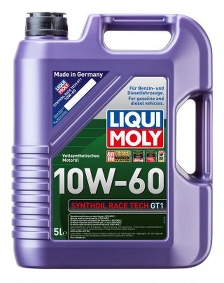фото Liqui Moly 8909 10w-60 Synthoil Race Tech gt1, 5л (синт.мотор.масло) Liqui Moly 8909 10w-60 Synthoil Race Tech gt1, 5л (синт.мотор.масло)