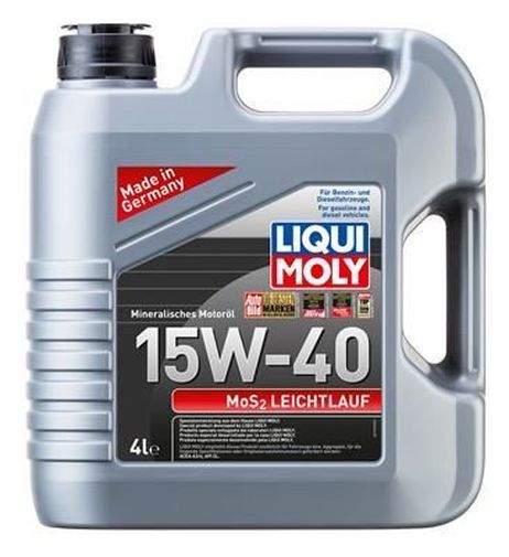 Liqui Moly 2631 15w-40 MoS2 Leichtlauf, 4л (мин.мотор.масло)