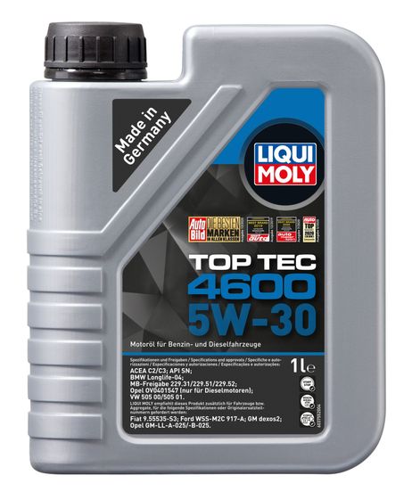 фото Liqui Moly 2315 5w-30 Top Tec 4600, 1л (НС-синт.мотор.масло) Liqui Moly 2315 5w-30 Top Tec 4600, 1л (НС-синт.мотор.масло)
