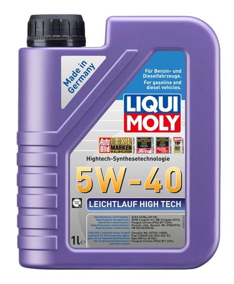 фото Liqui Moly 2327 5w-40 Leichtlauf High Tech, 1л ( НС-синт.мотор.масло) Liqui Moly 2327 5w-40 Leichtlauf High Tech, 1л ( НС-синт.мотор.масло)