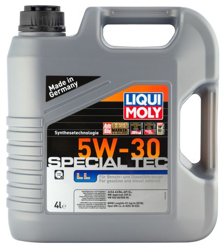 фото Liqui Moly 2339 5w-30 Special Tec LL, API sl/cf, 4л (НС-синт.мотор.масло) Liqui Moly 2339 5w-30 Special Tec LL, API sl/cf, 4л (НС-синт.мотор.масло)