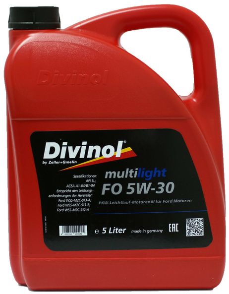 фото DIVINOL 49200-K007 5w30 FO multilight, 5л DIVINOL 49200-K007 5w30 FO multilight, 5л