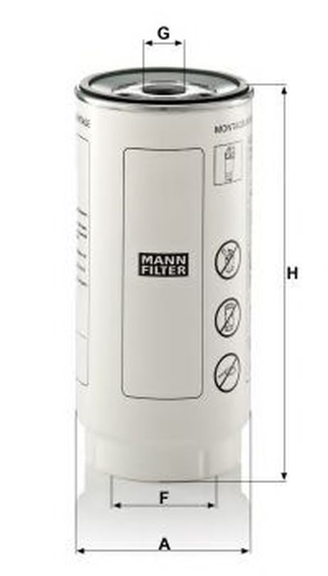 фото Mann WK 11 030 x Фильтр топливный Mann WK 11 030 x Фильтр топливный