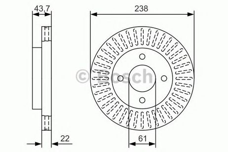 фото Bosch 0 986 479 A87 Диск тормозной | перед | Bosch 0 986 479 A87 Диск тормозной | перед |