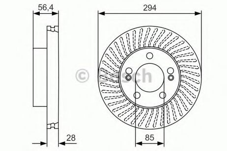 фото Bosch 0 986 479 C31 Диск тормозной | перед | Bosch 0 986 479 C31 Диск тормозной | перед |