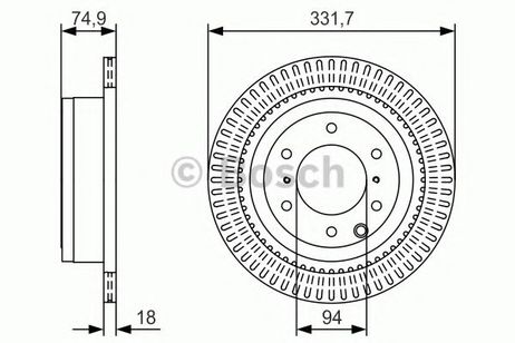фото Bosch 0 986 479 T90 Диск тормозной | зад | Bosch 0 986 479 T90 Диск тормозной | зад |