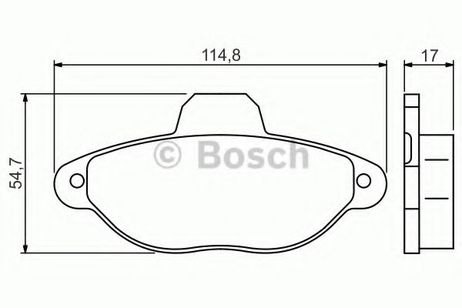 фото Bosch 0 986 495 255 Колодки тормозные дисковые | перед | Bosch 0 986 495 255 Колодки тормозные дисковые | перед |