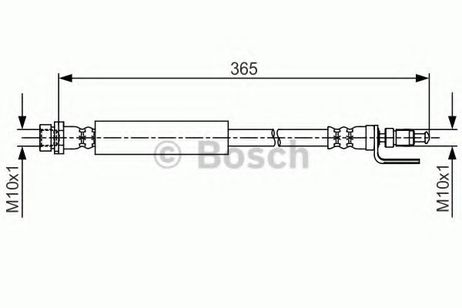 фото Bosch 1 987 481 703 Тормозной шланг Bosch 1 987 481 703 Тормозной шланг