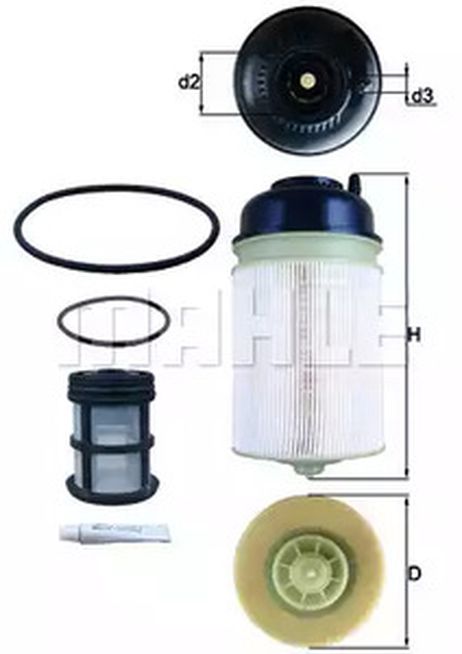 фото Knecht KX 400KIT Фильтр топливный Knecht KX 400KIT Фильтр топливный