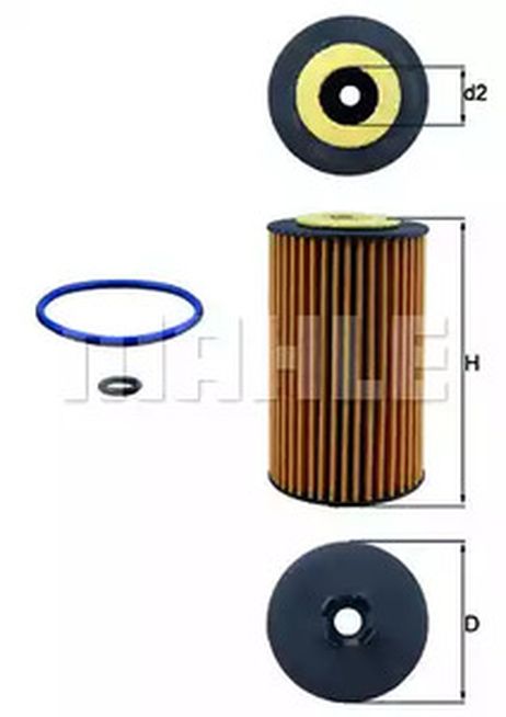 фото Knecht OX 1058D Фильтр масляный Knecht OX 1058D Фильтр масляный