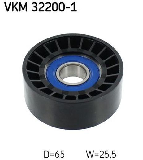 SKF VKM 32200-1 Паразитный / ведущий ролик, поликлиновой ремень