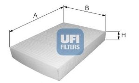 фото Ufi 53.227.00 Фильтр, воздух во внутренном пространстве Ufi 53.227.00 Фильтр, воздух во внутренном пространстве