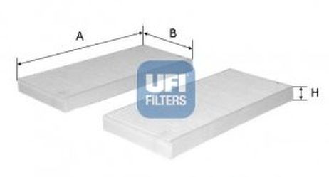 фото Ufi 53.229.00 Фильтр, воздух во внутренном пространстве Ufi 53.229.00 Фильтр, воздух во внутренном пространстве