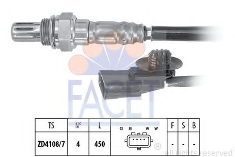 фото Facet 10.8169 Лямбда-зонд Facet 10.8169 Лямбда-зонд