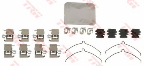фото TRW PFK690 Комплектующие, колодки дискового тормоза TRW PFK690 Комплектующие, колодки дискового тормоза