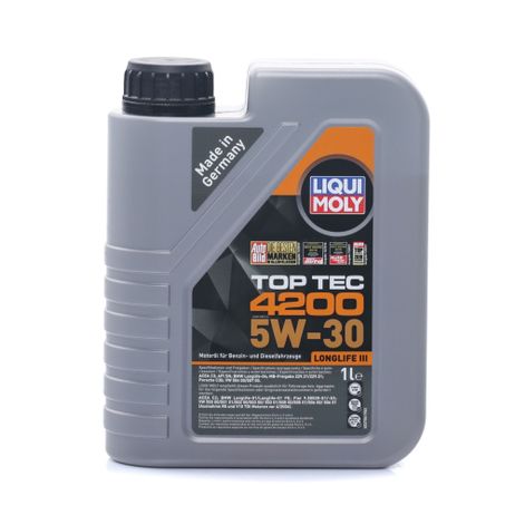 фото Liqui Moly 8972 5w-30 Top Tec 4200 New Generation, 1л (НС-синт.мотор.масло) Liqui Moly 8972 5w-30 Top Tec 4200 New Generation, 1л (НС-синт.мотор.масло)