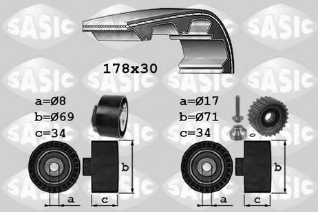 фото Sasic 1756022 Комплект ремня ГРМ Sasic 1756022 Комплект ремня ГРМ