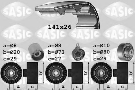 фото Sasic 1756049 Комплект ремня ГРМ Sasic 1756049 Комплект ремня ГРМ