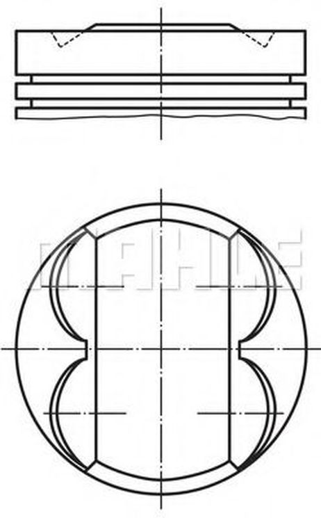 фото Mahle 011 PI 00105 001 Поршнекомплект Mahle 011 PI 00105 001 Поршнекомплект
