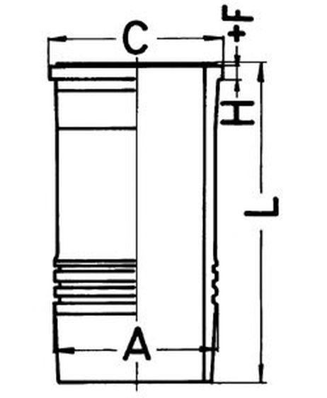 Kolbenschmidt 89895110 Гильза цилиндра