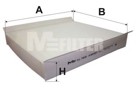 фото MFILTER K 9097 Фильтр, воздух во внутренном пространстве MFILTER K 9097 Фильтр, воздух во внутренном пространстве