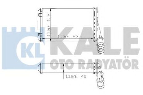 фото Kale oto Radyator 319100 Теплообменник, отопление салона Kale oto Radyator 319100 Теплообменник, отопление салона