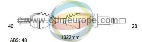 фото ODM-MULTIPARTS 18-152271 Приводной вал ODM-MULTIPARTS 18-152271 Приводной вал