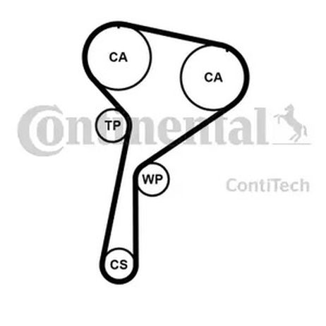 фото Contitech CT1184K1 Комплект ремня ГРМ Contitech CT1184K1 Комплект ремня ГРМ