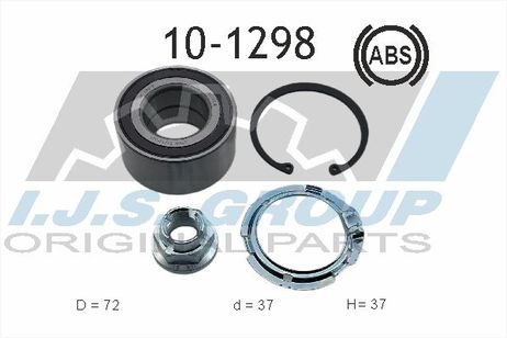 фото IJS 101298 Подшипник ступичный dacia: logan 1.2 16v/1.2 16V lpg/1.4/1.4 MPI lpg/1.5 dCi/1.5 dCi/1.5 dCi/1.5 dCi IJS 101298 Подшипник ступичный dacia: logan 1.2 16v/1.2 16V lpg/1.4/1.4 MPI lpg/1.5 dCi/1.5 dCi/1.5 dCi/1.5 dCi