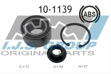 фото IJS 101139 Подшипник ступичный ford: ecosport 1.0 EcoBoost/1.5 TDCi/1.5 Ti 11-, fiesta v 1.25 16v/1.3/1.4 16v/1 IJS 101139 Подшипник ступичный ford: ecosport 1.0 EcoBoost/1.5 TDCi/1.5 Ti 11-, fiesta v 1.25 16v/1.3/1.4 16v/1