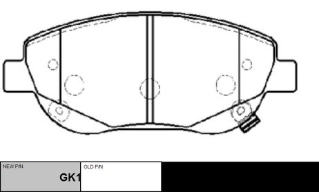 фото CTR CKT-180 Снят с производства Колодки тормозные дисковые CTR CKT-180 Снят с производства Колодки тормозные дисковые