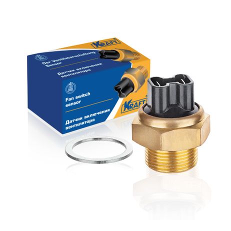 фото KRAFT KT 104802 Датчик включения вентилятора м-2141, ГАЗ (87-82гр) KRAFT KT 104802 Датчик включения вентилятора м-2141, ГАЗ (87-82гр)