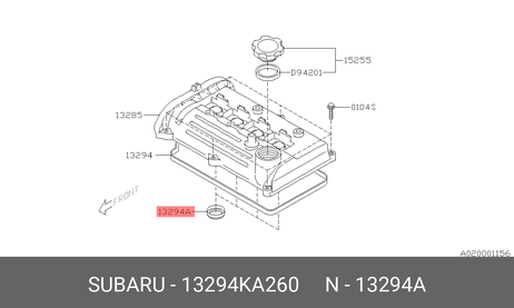 фото Subaru 13294KA260 Прокладка свечной шахты subaru Subaru 13294KA260 Прокладка свечной шахты subaru