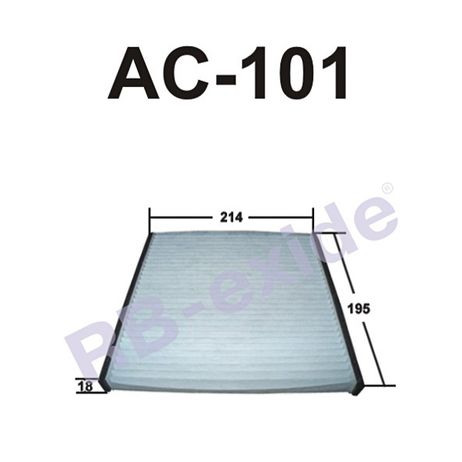 фото Rb-exide AC101 Фильтр салона стандарт Rb-exide AC101 Фильтр салона стандарт