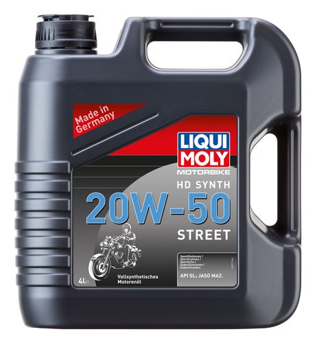 фото Liqui Moly 3817 20w-50 Motorbike HD Synth Street, 4л (синт.мотор.масло) Liqui Moly 3817 20w-50 Motorbike HD Synth Street, 4л (синт.мотор.масло)