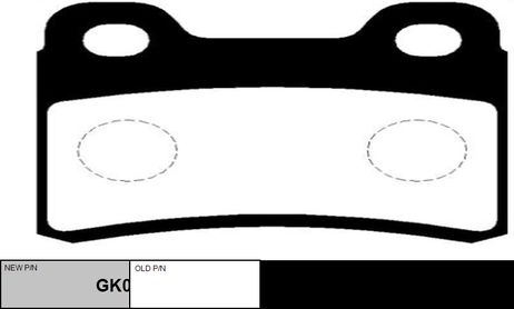 фото CTR CKKK-5 Снят, замена gk0511 Колодки тормозные дисковые | зад | CTR CKKK-5 Снят, замена gk0511 Колодки тормозные дисковые | зад |