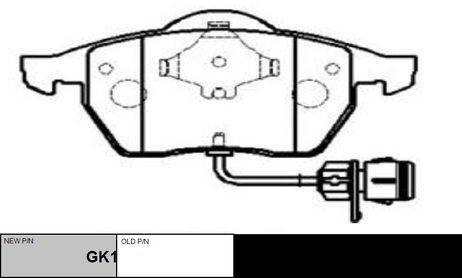 фото CTR CKVW-26 Снят, замена gk1253 Колодки тормозные дисковые | перед | CTR CKVW-26 Снят, замена gk1253 Колодки тормозные дисковые | перед |