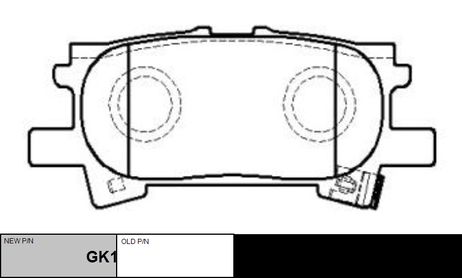 фото CTR GK1185 / ckt-172 gk1185 Колодки тормозные дисковые | зад | CTR GK1185 / ckt-172 gk1185 Колодки тормозные дисковые | зад |