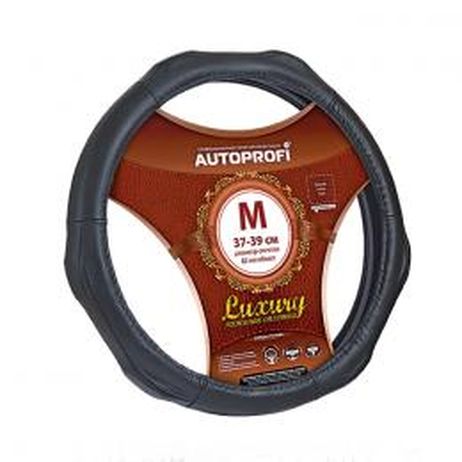 фото Autoprofi AP-1020 BK (XL) Оплетка кожа черный с шестью бугорками Luxury р-р XL 25шт/уп в Autoprofi AP-1020 BK (XL) Оплетка кожа черный с шестью бугорками Luxury р-р XL 25шт/уп в