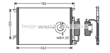 фото AVA SBA5058D Радиатор кондиционера saab 9-3 (ys3f) 2.0 t/2.0 t AVA SBA5058D Радиатор кондиционера saab 9-3 (ys3f) 2.0 t/2.0 t