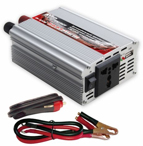 фото AVS 43112 Автомобильный инвертор 12/220v avs in-600w, , шт AVS 43112 Автомобильный инвертор 12/220v avs in-600w, , шт