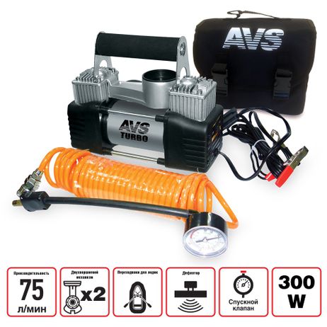 фото AVS 80505 Компрессор автомобильный avs ks750d, , шт AVS 80505 Компрессор автомобильный avs ks750d, , шт