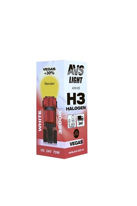 фото AVS A78140S Галогенная лампа avs vegas h3.24v.70w.1шт., , шт AVS A78140S Галогенная лампа avs vegas h3.24v.70w.1шт., , шт
