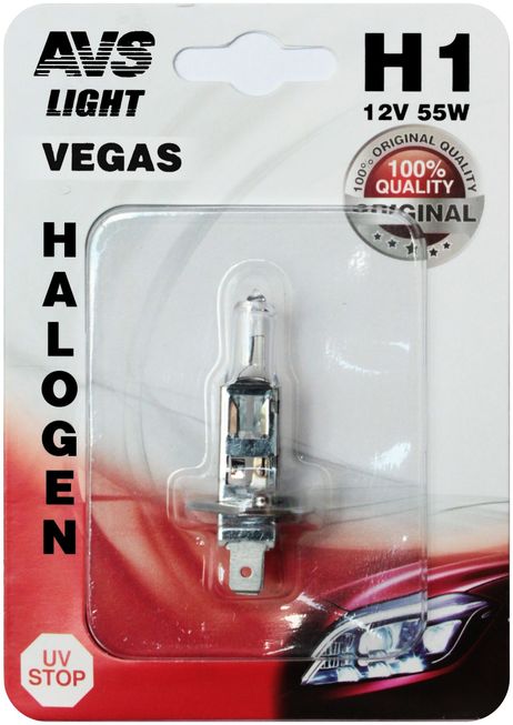 фото AVS A78479S Галогенная лампа avs vegas в блистере h1.12v.55w.1 AVS A78479S Галогенная лампа avs vegas в блистере h1.12v.55w.1