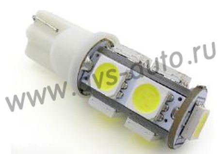 фото AVS A80606S Лампа светодиодная t028 t10 (w2.1x9.5d) 9smd 5050 3 chip w5w блистер 2шт(белый) AVS A80606S Лампа светодиодная t028 t10 (w2.1x9.5d) 9smd 5050 3 chip w5w блистер 2шт(белый)