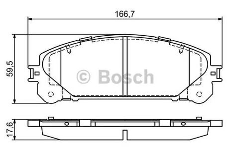 фото Bosch 0 986 494 686 Колодки тормозные дисковые | перед | Bosch 0 986 494 686 Колодки тормозные дисковые | перед |
