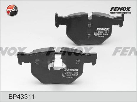 фото Fenox BP43311 Колодки тормозные дисковые | зад прав/лев | Fenox BP43311 Колодки тормозные дисковые | зад прав/лев |