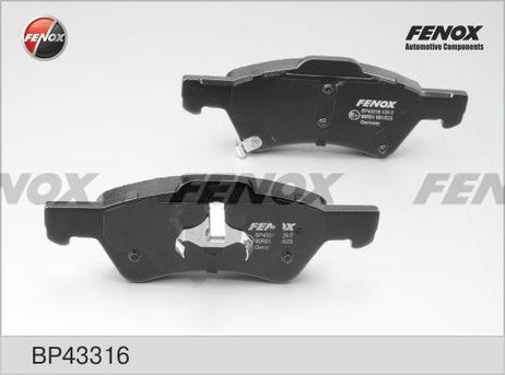 фото Fenox BP43316 Колодки тормозные дисковые | перед прав/лев | Fenox BP43316 Колодки тормозные дисковые | перед прав/лев |